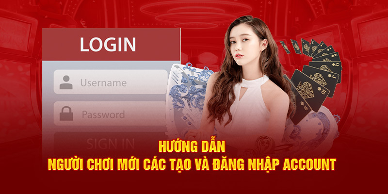 Hướng dẫn người chơi mới các tạo và đăng nhập account 